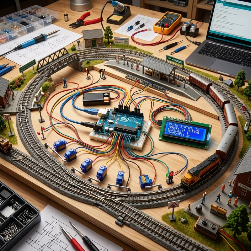 Arduino 控制鐵道模型自動運轉