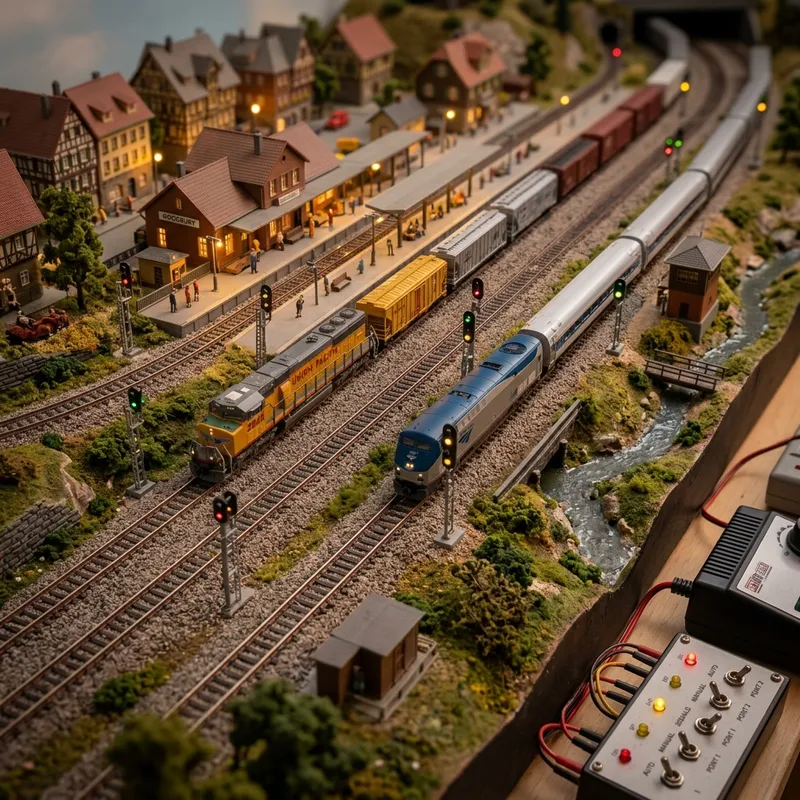 自動閉塞信號系統模型鐵道