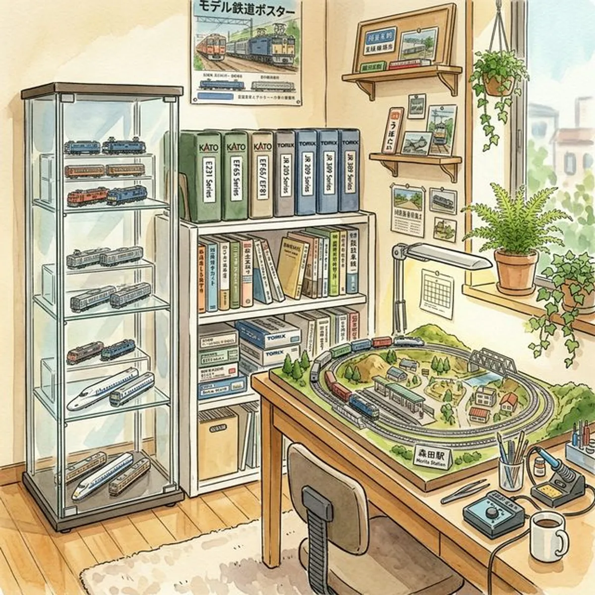 鐵道模型收納與展示：展示櫃與Book Case