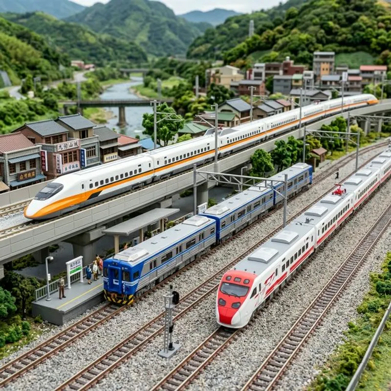 台灣鐵道模型車款收藏